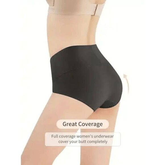 Seamless Tummy Control Brief High Waist Intimate Panties - Picture 4 of 5